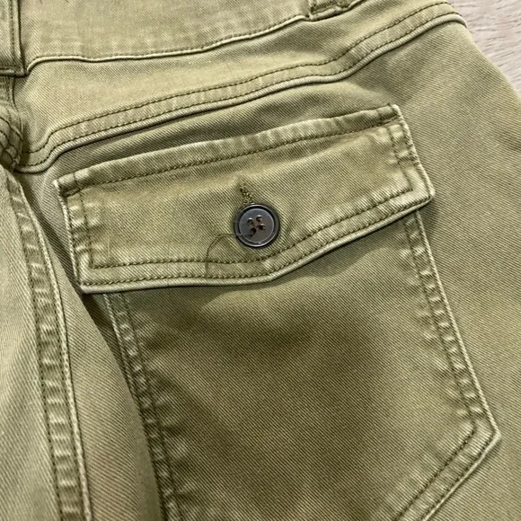 SPANX Olive Green High-Rise Wide Leg Pants - Picture 6 of 12